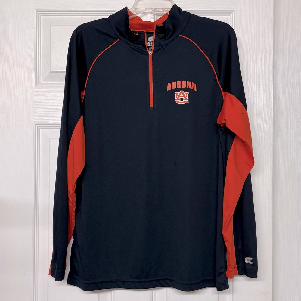 Colosseum Auburn Tigers 1/4 Zip Pullover Shirt SEC College Sports Football Sz M